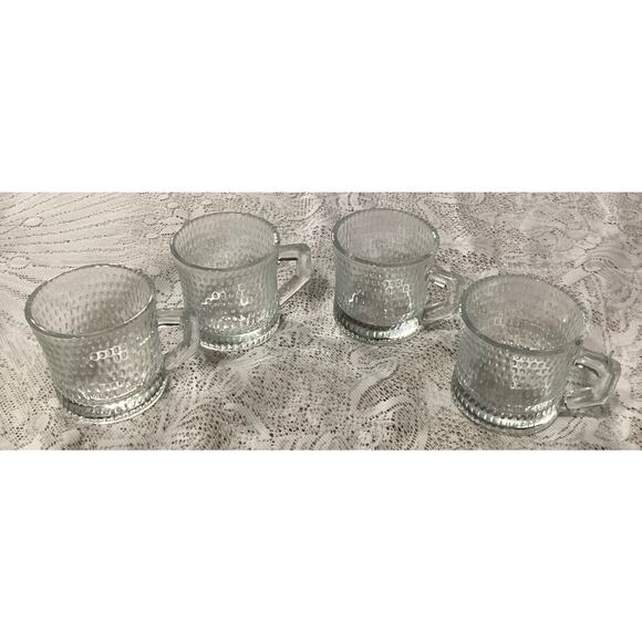 Iittala OIVA TOIKKA Kastehelmi Vintage Cups Clear Set of 4 - Picture 2 of 8